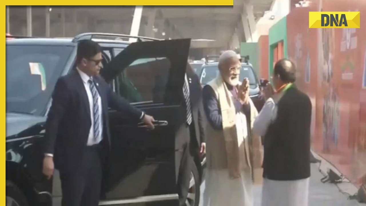PM Modi, Amit Shah arrive at BJP's national convention in Delhi to discuss Lok Sabha poll strategy