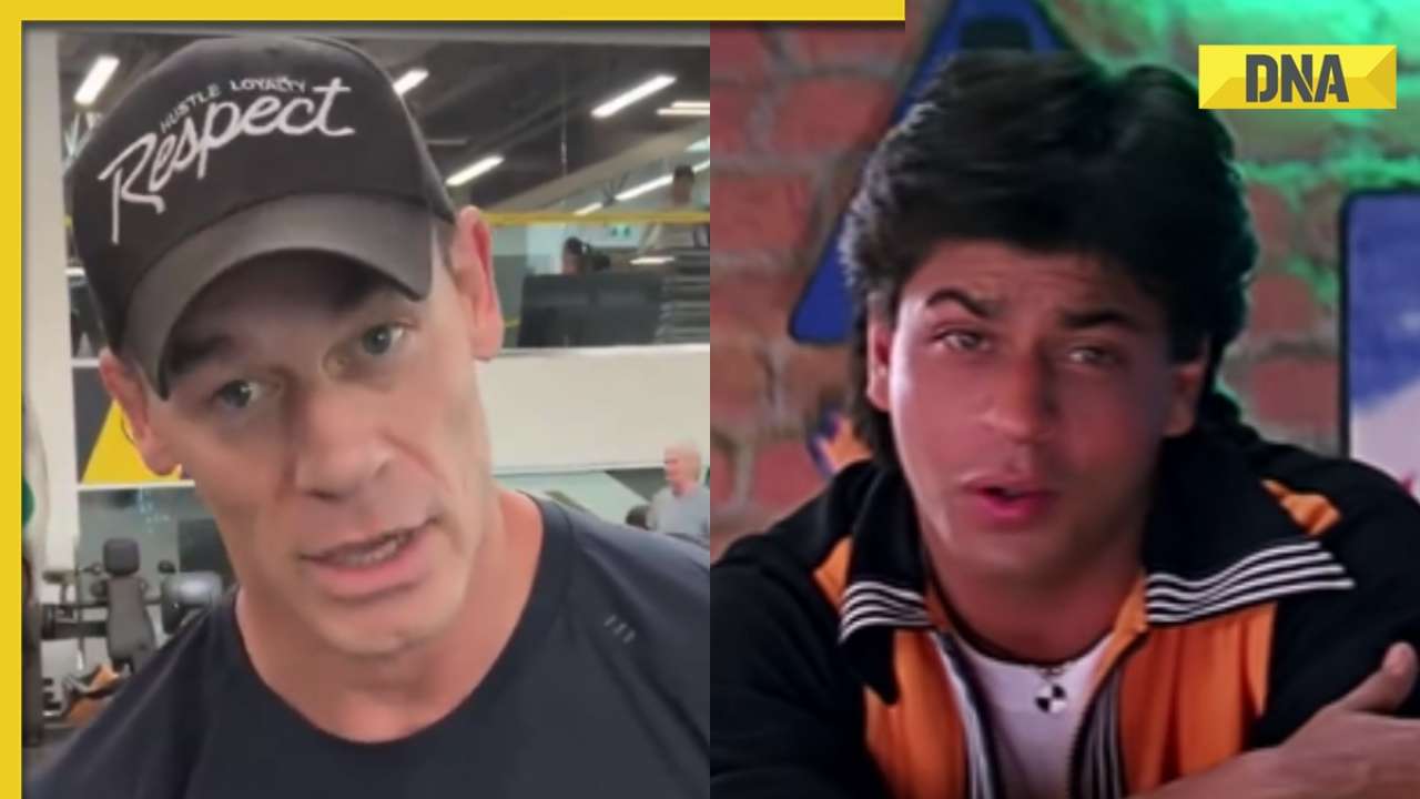Watch: John Cena sings Shah Rukh Khan's famous song Bholi Si Surat in viral video, fans react
