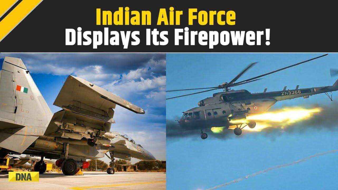Watch! Thrilling Visuals Of Indian Air Force's Fighter Jets In Pokhran | Exercise Vayu Shakti-24