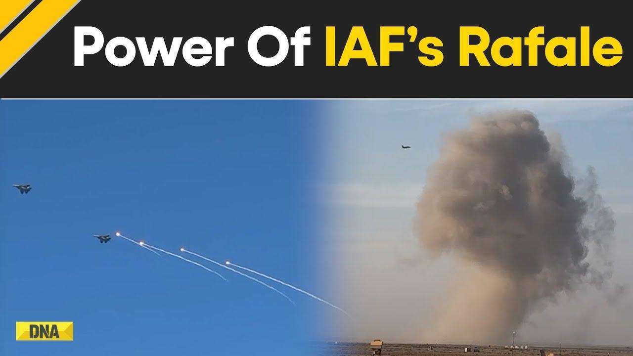 Watch! IAF's Rafale Roars Through The Sky Of Pokhran | Exercise Vayu Shakti-24