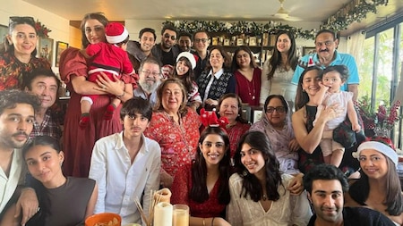 Pooja Desai at Kapoor's annual Christmas lunch