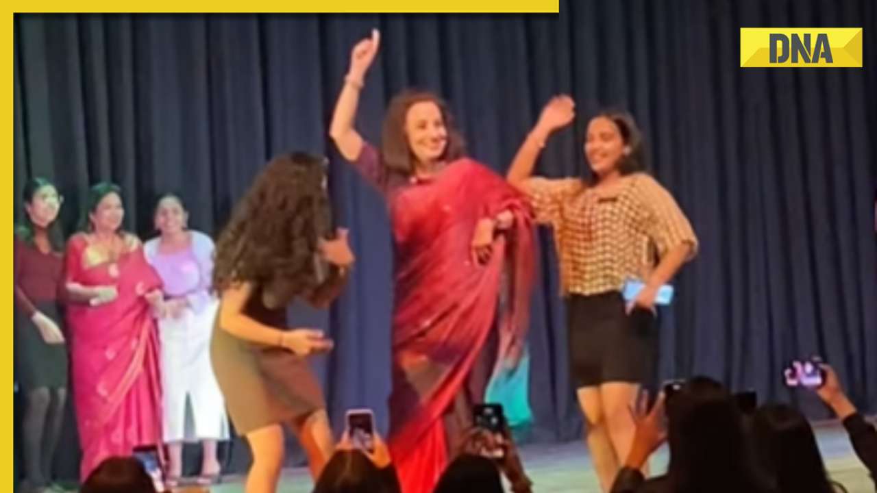 Viral video: DU college principal wows internet with epic ramp walk and dance moves at fest, watch