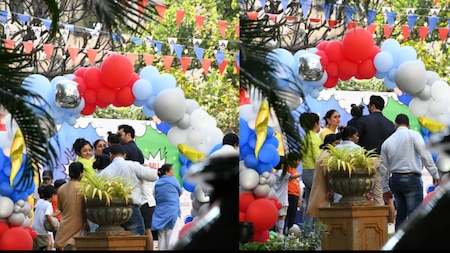 Kareena Kapoor & Saif Ali Khan son Jeh birthday party