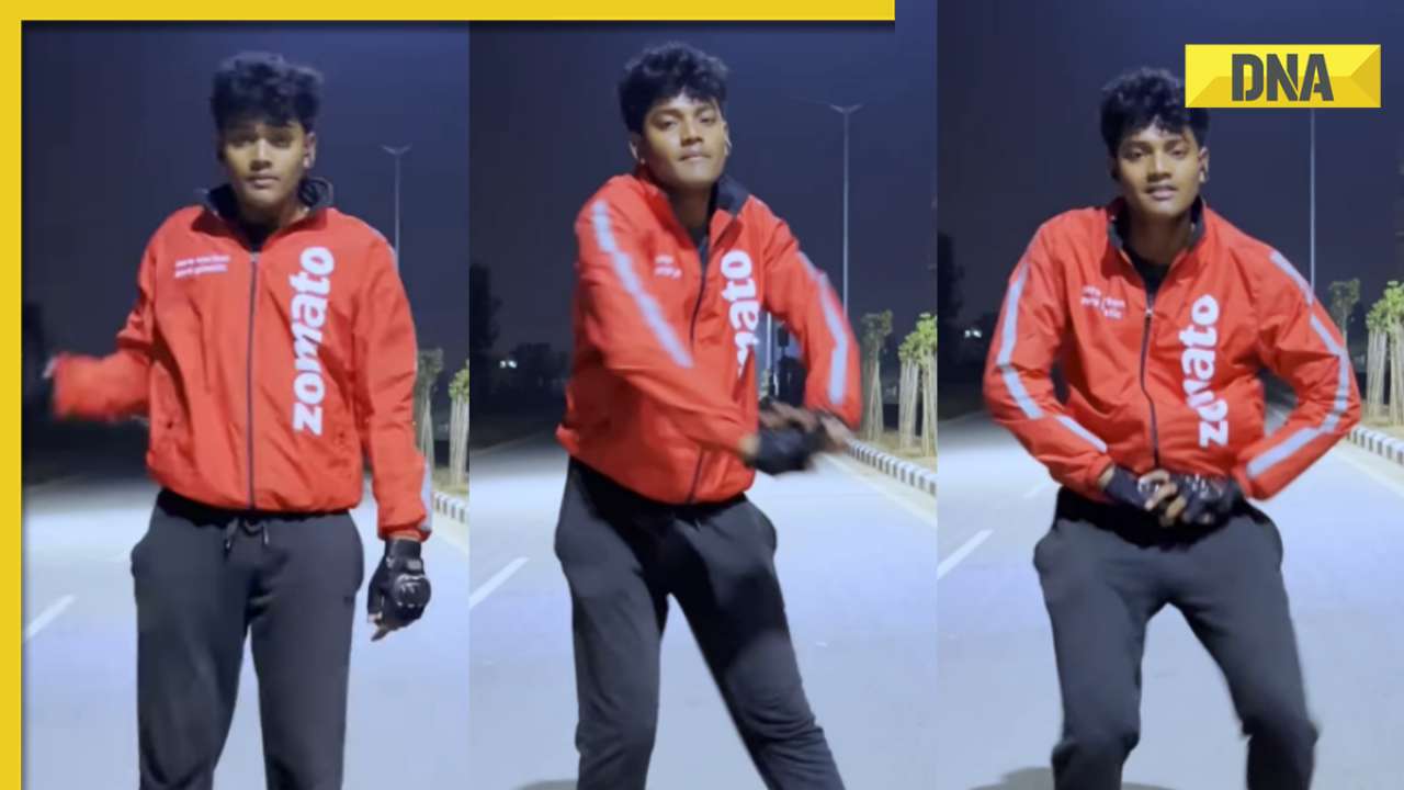 Viral video: Zomato delivery agent grooves to Teri Baaton Mein Aisa Uljha Jiya , internet loves it