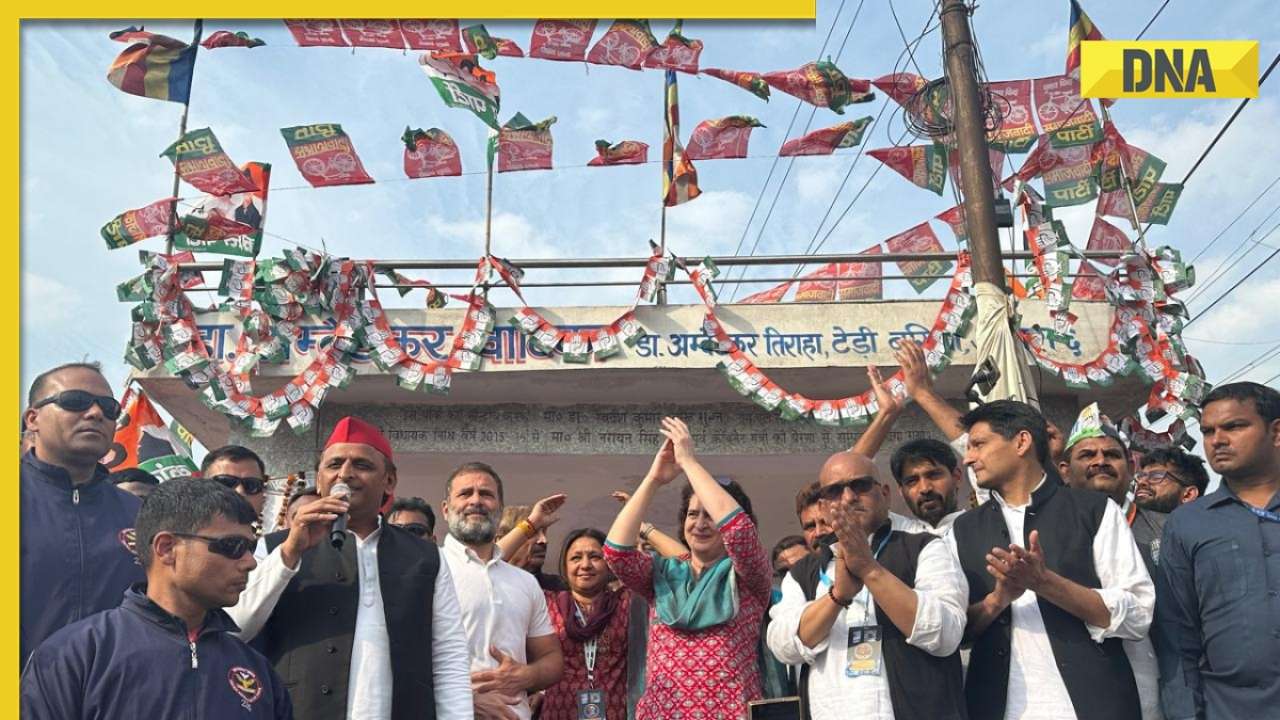 Akhilesh Yadav joins Rahul Gandhi's Bharat Jodo Nyay Yatra in Agra days after seat-sharing deal