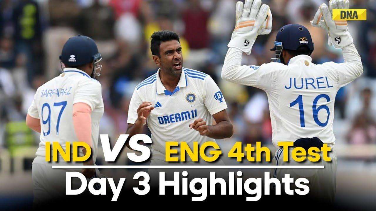 IND vs ENG 4th Test Day 3 Highlights: Dhruv Jurel And R Ashwin Shines, India Need 152 Runs To Win
