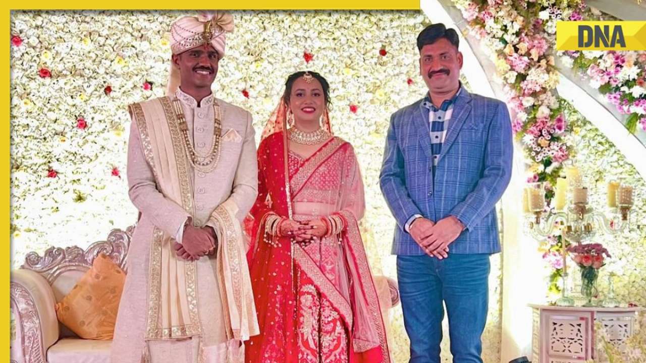 Photos of IAS officer Tina Dabi's sister Ria Dabi's wedding with IPS Manish Kumar go viral