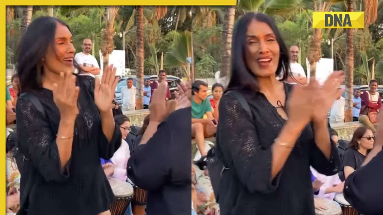 Watch: Aashiqui actress Anu Aggarwal dances to beats of African drums on streets of Mumbai, video goes viral