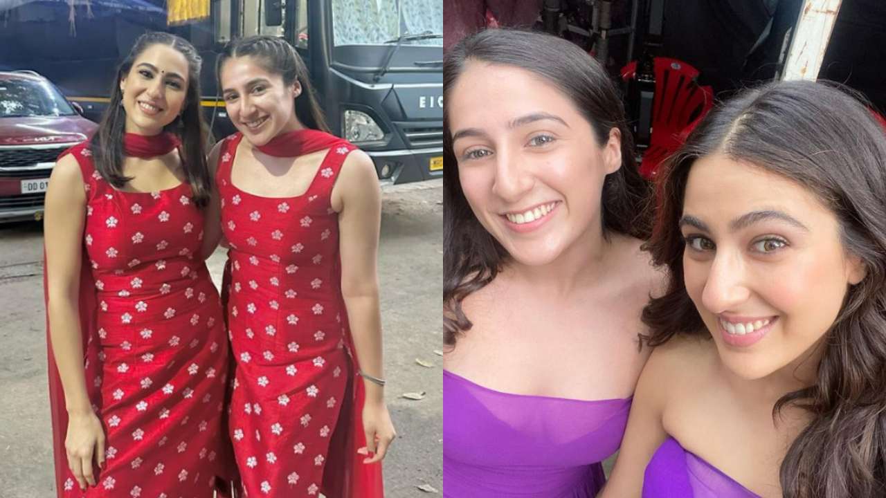 Ishika Jaiwani with Sara Ali Khan