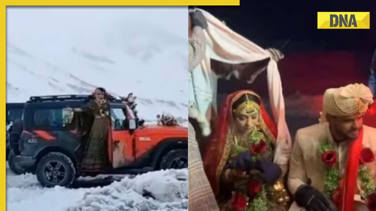 Viral video: Gujarat couple weds in Himachal Pradesh's Spiti Valley at -25 degrees, leaves internet awestruck