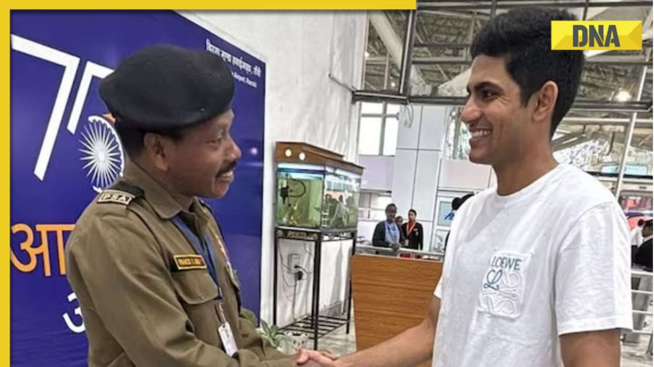 Watch: Shubman Gill meets GT teammate's father who works as security guard at Ranchi airport, video goes viral