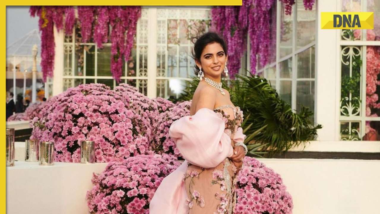 Isha Ambani exudes charm in pink gown at Anant-Radhika's pre-wedding bash