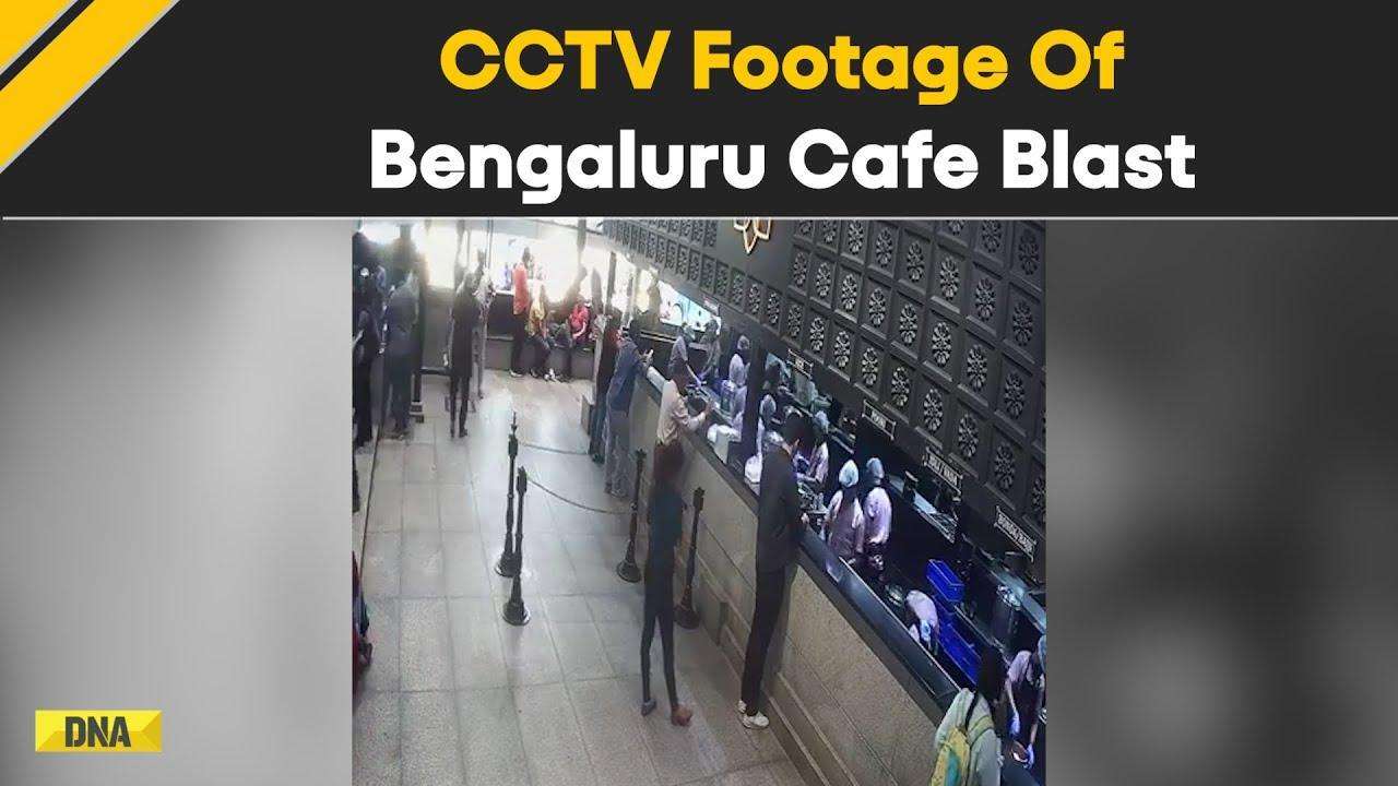 CCTV Footage Of Bengaluru’s Popular Rameshwaram Cafe Blast | Viral Video | Blast Video | Breaking