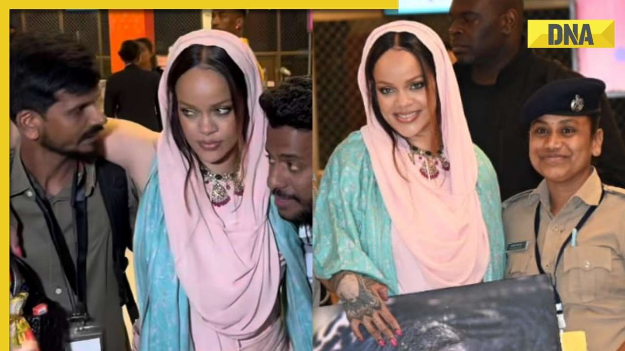 Watch: Rihanna poses with paparazzi, hugs cops before leaving India, fans call her, ‘more humble than Indian stars'