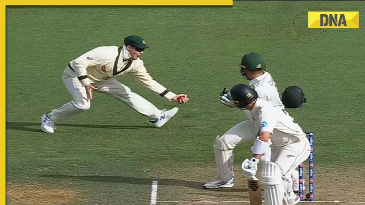 NZ vs AUS: Steve Smith goes past Mark Waugh in elite catching list in Test cricket
