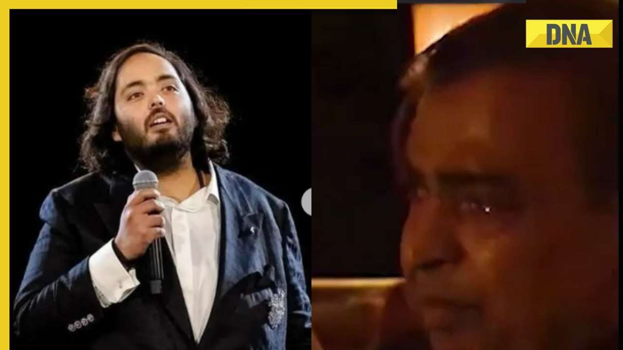 Viral video: Mukesh Ambani breaks down during Anant Ambani’s emotional speech at pre-wedding event, watch