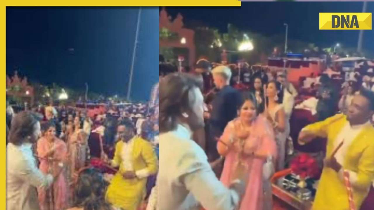 Watch: MS Dhoni, Dwayne Bravo play Dandiya at Anant Ambani pre-wedding bash