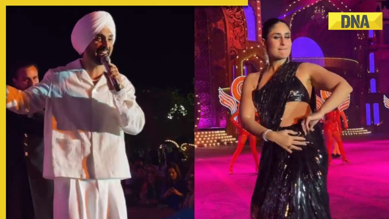 Diljit Dosanjh makes Kareena Kapoor blush, show-off her thumkas at Ambani pre-wedding bash: ‘Hogi Rihanna, Beyonce…’