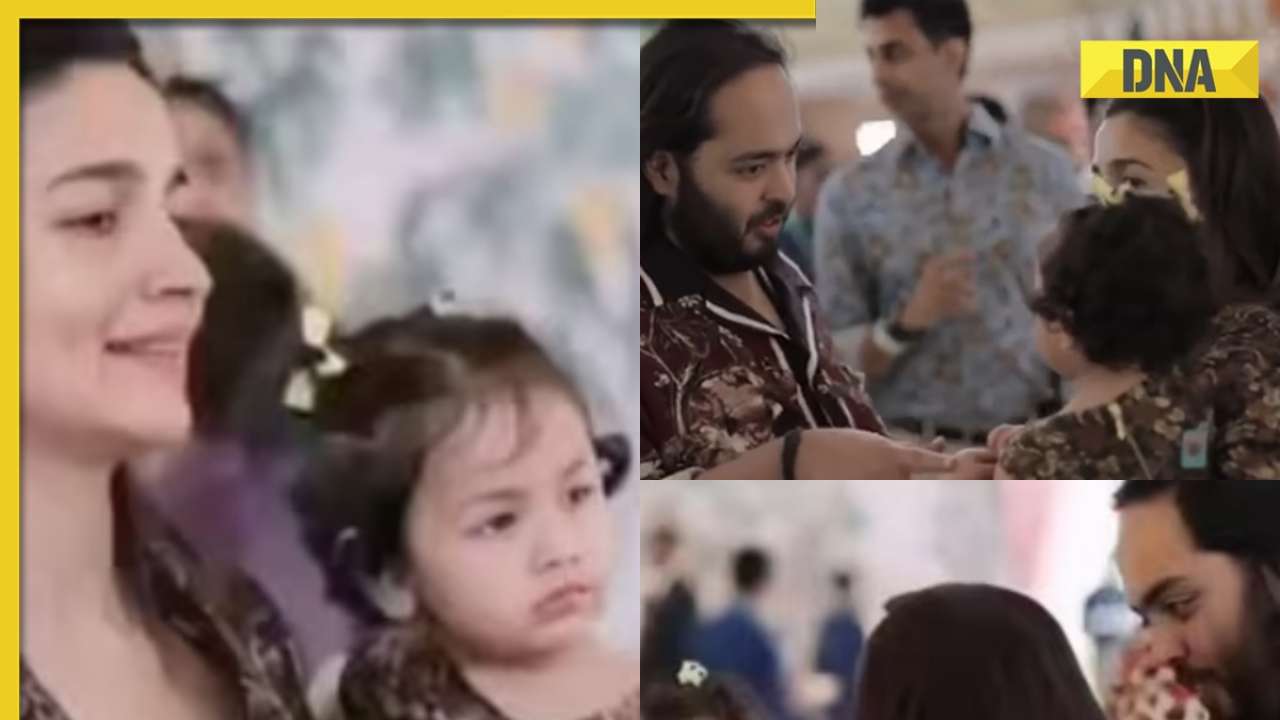 Watch: Alia Bhatt, Ranbir Kapoor's baby Raha's aborable exchange with Anant Ambani melts hearts, netizens say 'so cute'