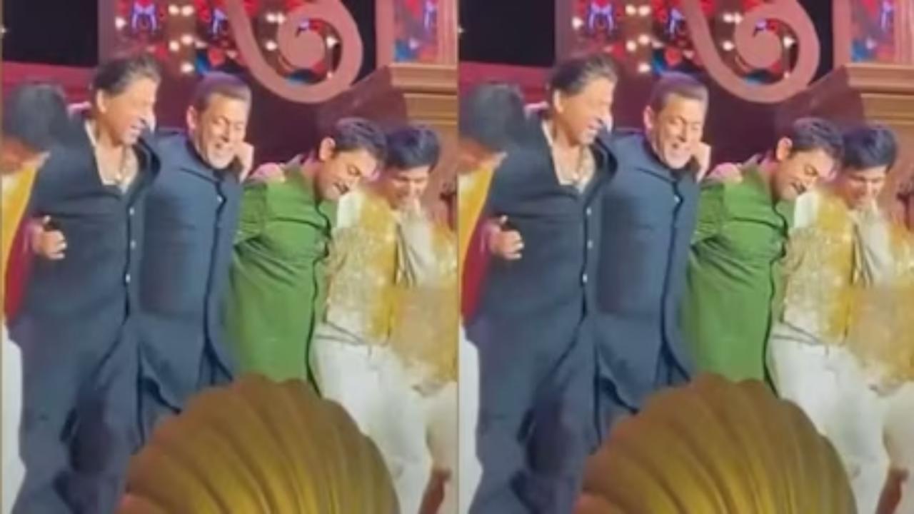 Shah Rukh Khan, Aamir Khan, Salman Khana Dance