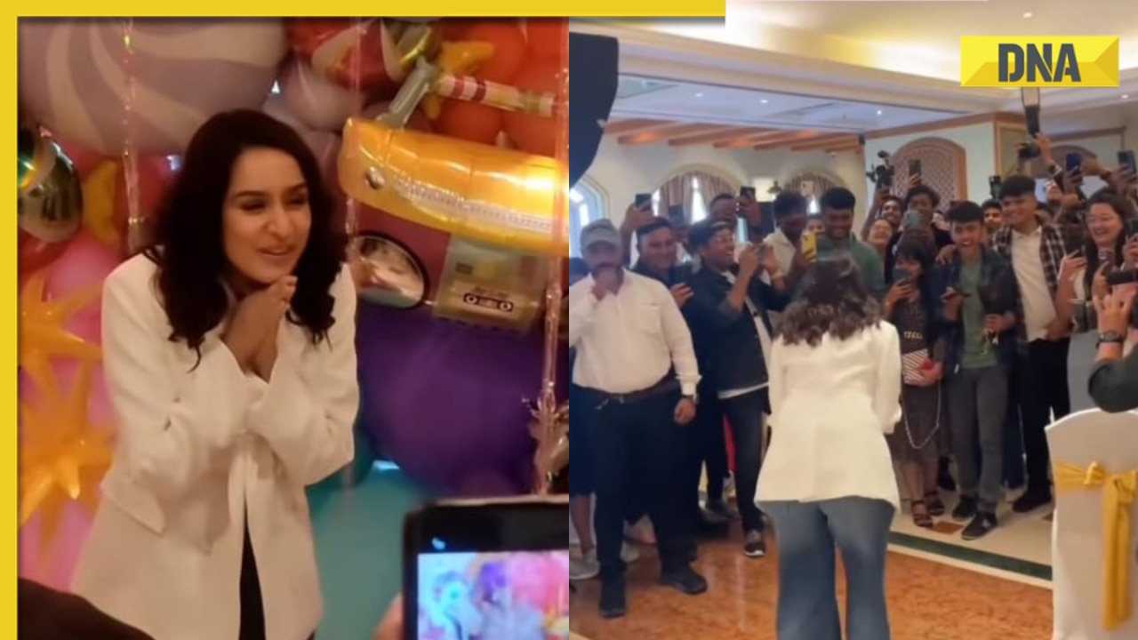 Watch: Shraddha Kapoor celebrates her birthday with over 30 of her most loyal fans