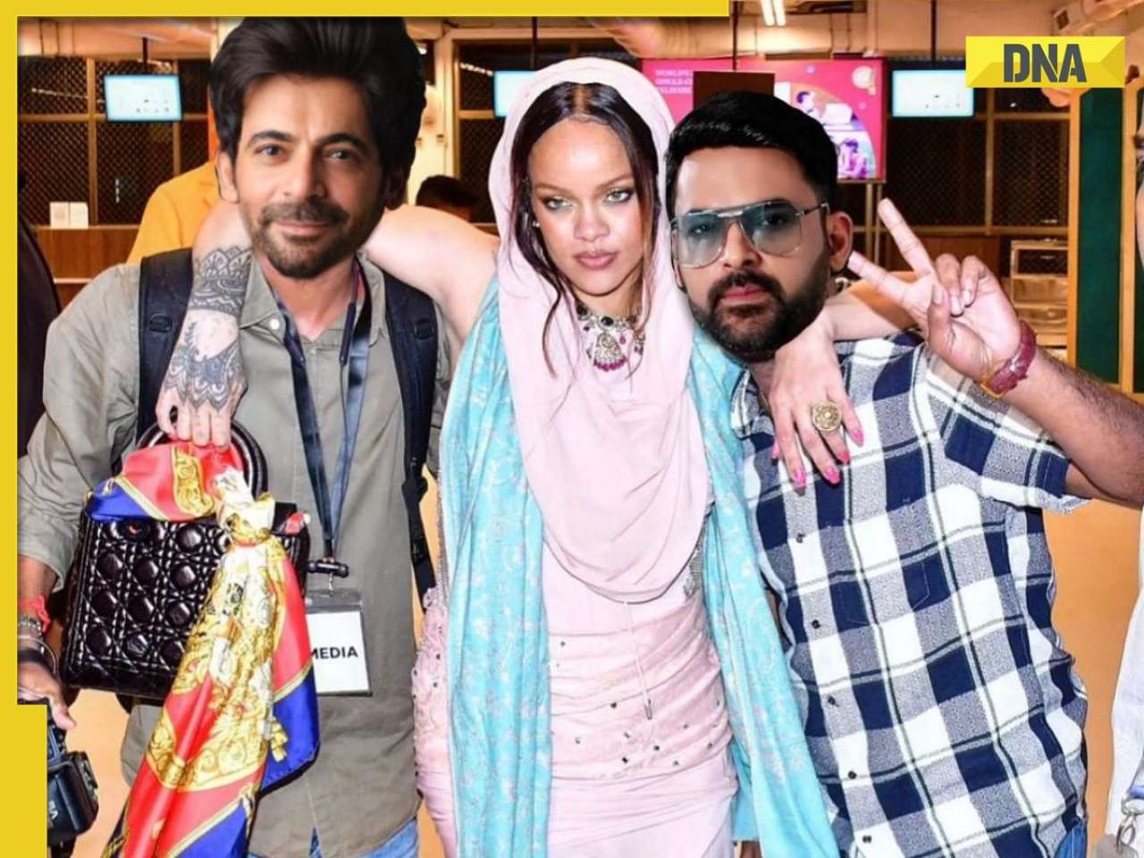 Kapil Sharma, Sunil Grover pose with Rihanna in edited version of viral photo, OG paparazzo reacts: 'Bhai woh banda...'