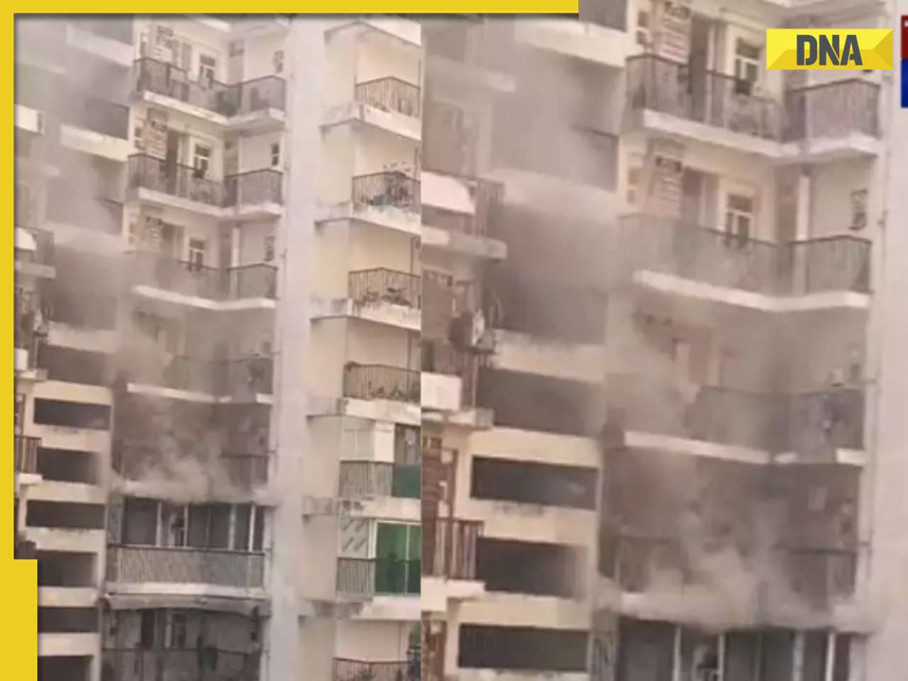 Delhi-NCR news: Fire breaks out in Noida's Gaur City 2, 16th Avenue, watch video