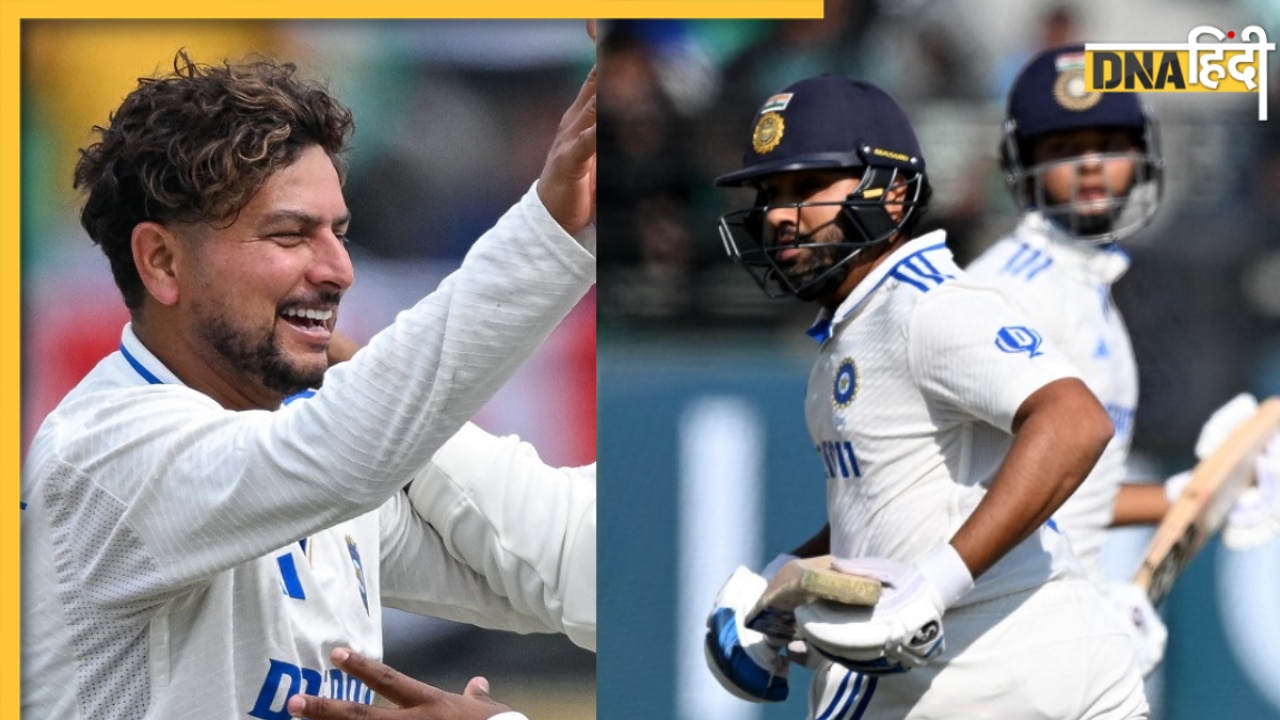 IND vs ENG 5th Test Highlights: Kuldeep Yadav के पंजे के बाद Rohit Sharma-Yashasvi Jaiswal के पचासे, भारत ने बनाई मैच पर पकड़