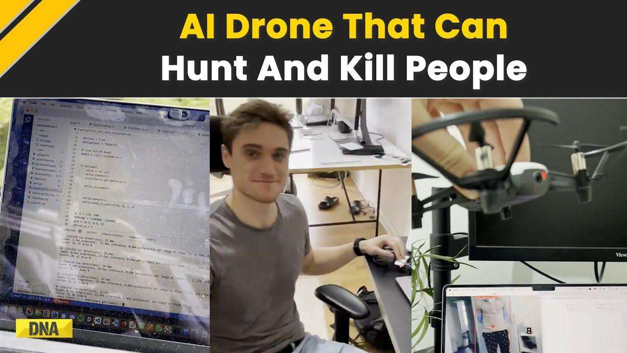 Power Of AI: Luis Wenus, An Engineer, Has Created An AI Drone That Can Hunt And Kill People