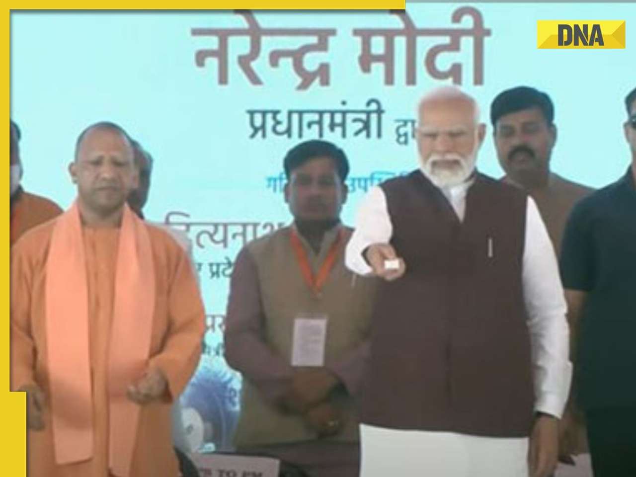 PM Modi inaugurates airport projects worth Rs 10000 crore from UP's Azamgarh