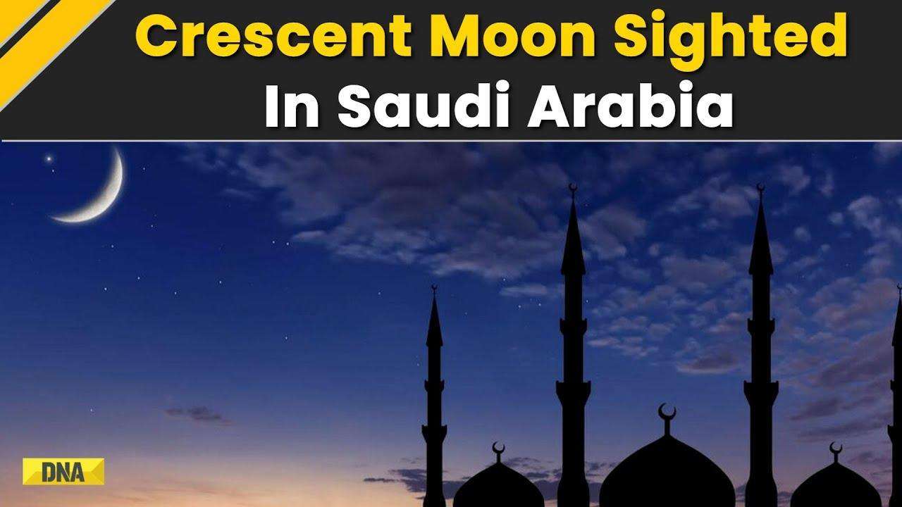 Crescent moon sighted in Saudi Arabia, Eidul Fitr to start Friday - World -  Business Recorder