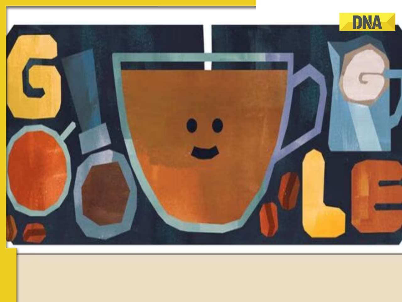 Google Doodle celebrates Flat white Coffee with animated coffee illustration