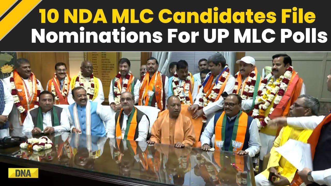 Uttar Pradesh MLC Polls 2024: NDA’s 10 Legislative Council Member Candidates File Nominations