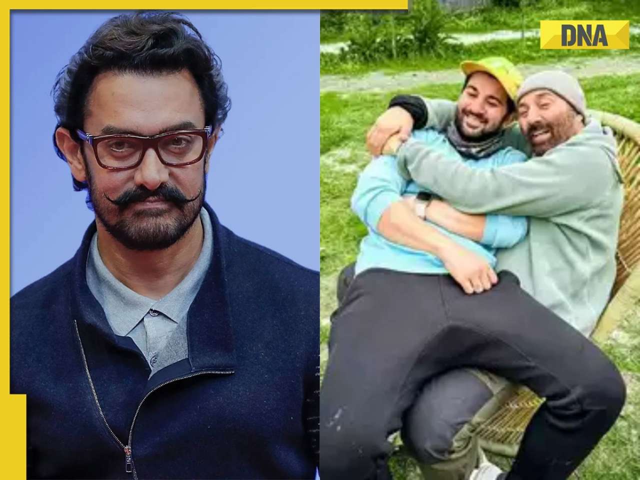 Aamir Khan confirms Karan Deol to share screen space with Sunny Deol in Lahore 1947, says  Jr Deol 'has really...'