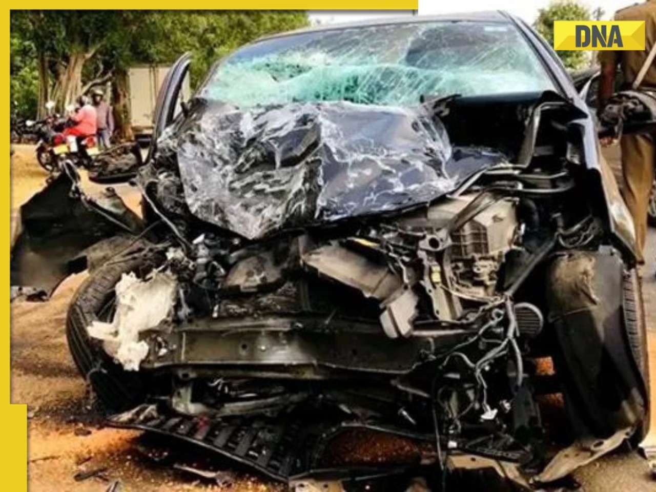 Ex-Sri Lankan cricketer meets with major car accident in Anuradhapura, pics of damaged car go viral