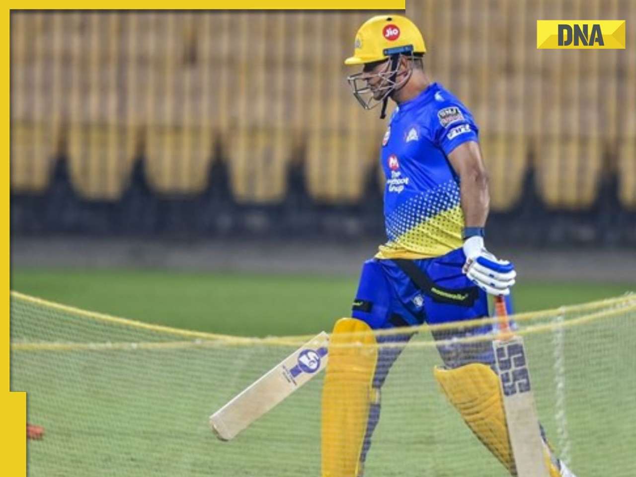 Watch: MS Dhoni hits no-look six during CSK's practice session, video goes viral