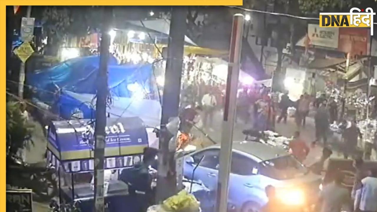 Delhi के गाजीपुर में बेकाबू कार ने बाजार में लोगों को कुचला, एक की मौत, 6 घायल
