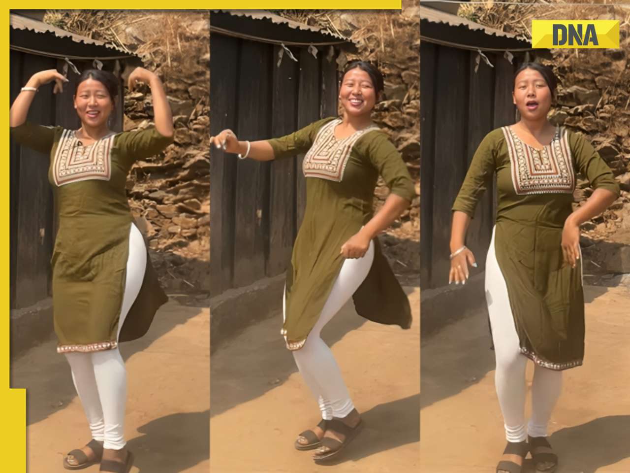 Desi woman gracefully dances to Genda Phool in viral video, internet is mighty impressed
