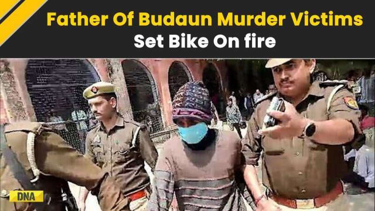 Budaun Tragedy: Father Of Budaun Murder Victims' Attempts Self-Immolation, Sets Bike On Fire