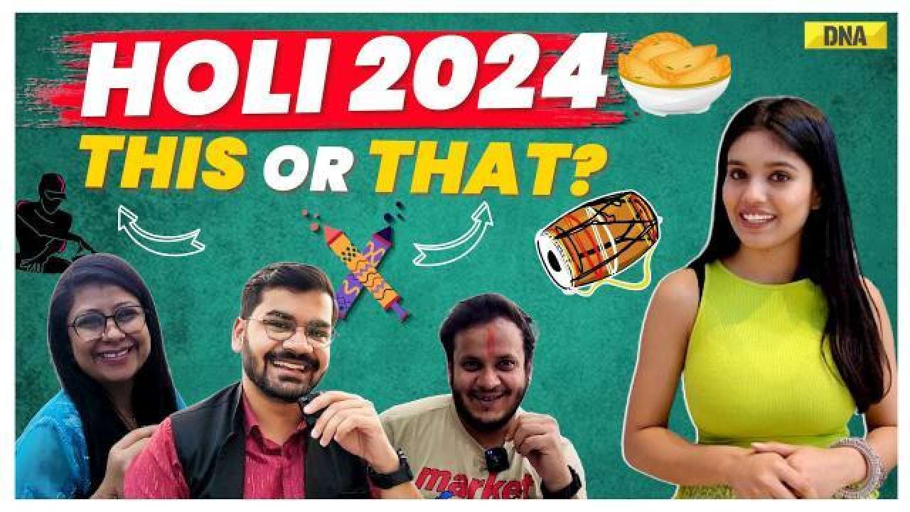 Holi 2024: What Would You Like To Do This Holi? This Or That? Vox Pop | Holi Special | Viral | Funny
