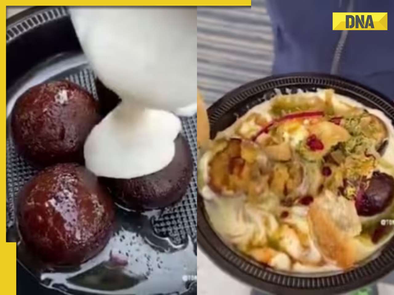 Street vendor makes ‘gulab jamun chaat’ in viral video, internet calls it poisonous