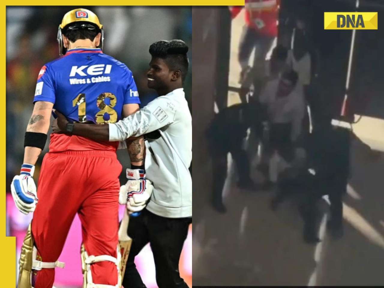 Virat Kohli fan beaten by security for hugging RCB star during IPL match? Viral video sparks outrage