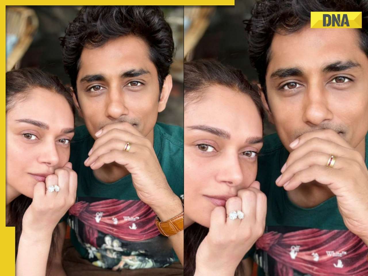 Aditi Rao Hydari, Siddharth say they are engaged, flaunt engagement rings day after reported wedding; see viral pic