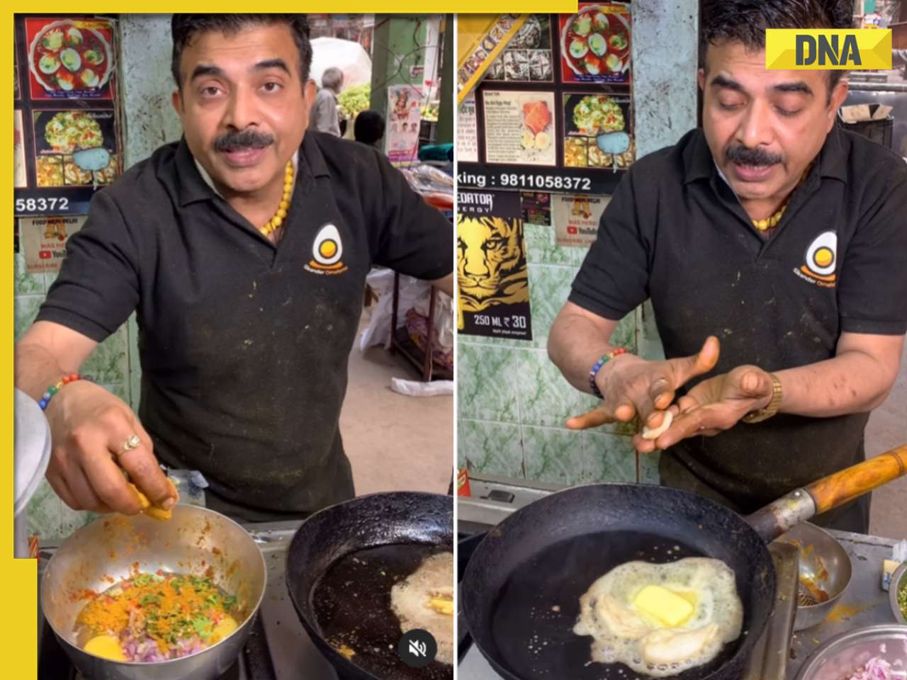 Delhi street vendor makes momos omelette, viral video disgusts internet