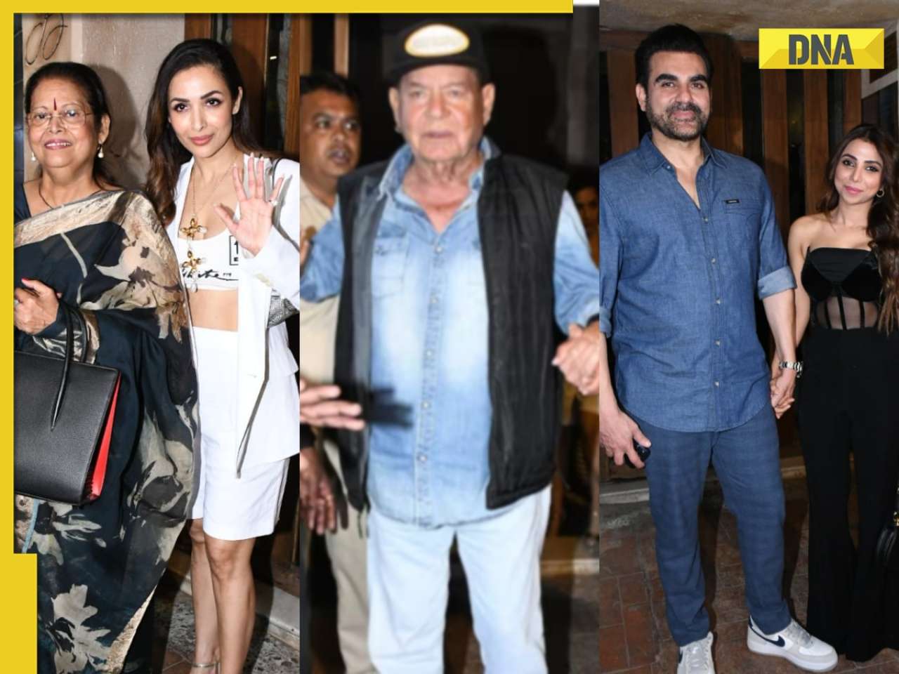 Watch: Malaika Arora spotted with Salim Khan, attends Arhaan’s party with Arbaaz Khan, Sshura