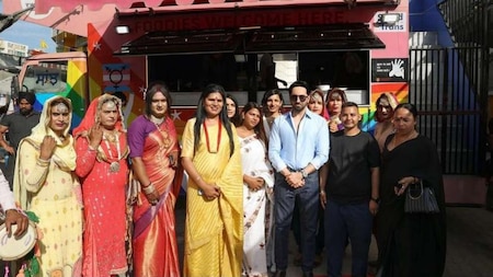 Ayushmann Khurrana with Chandigarh transgender community