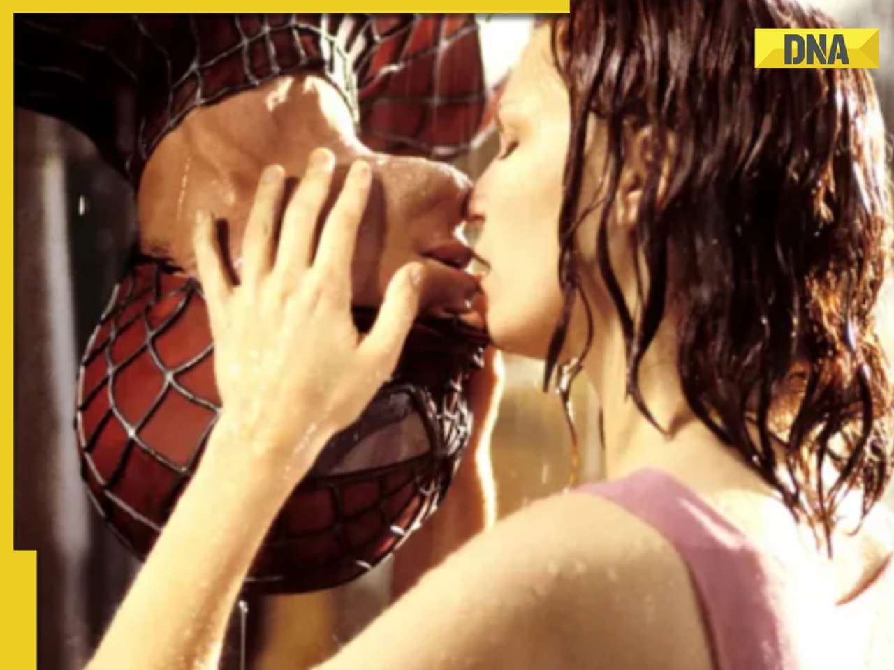 Kirsten Dunst says she felt miserable while doing famous upside-down kiss in Spider-Man: 'It was pouring with...'