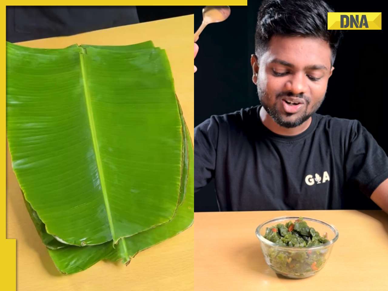 Vlogger makes 'banana leaf halwa', his honest reaction is now a viral video