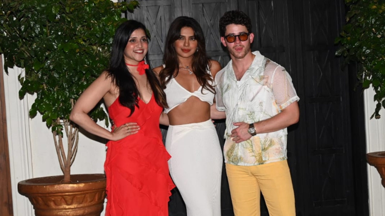 Priyanka & Nick at Mannara Birthday Party 