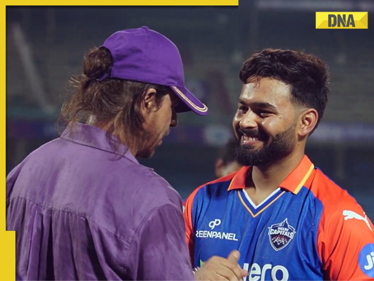 Watch: Shah Rukh Khan's heartwarming gesture for Rishabh Pant at KKR vs DC IPL match has fans calling him 'pure hearted'